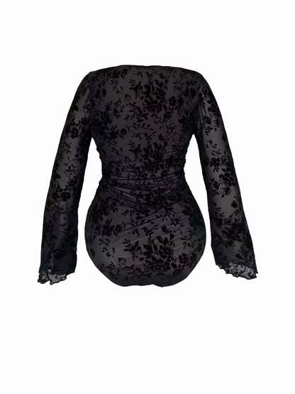 Femme Fatale Lace Plus Size Bodysuit