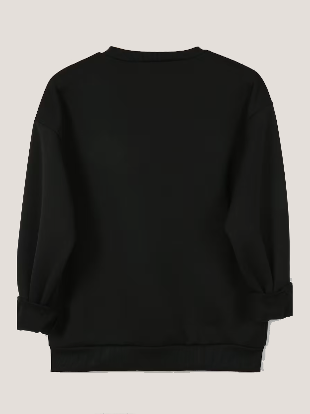 Love Graphic Plus Size Sweatshirt