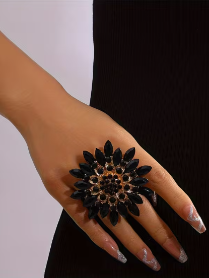 Crystal Statement Ring