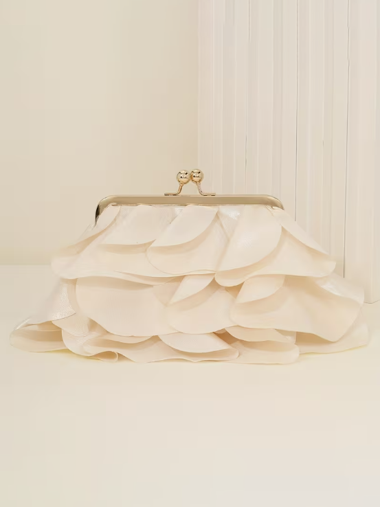 Romantic Ruffle Layered Evening Bag
