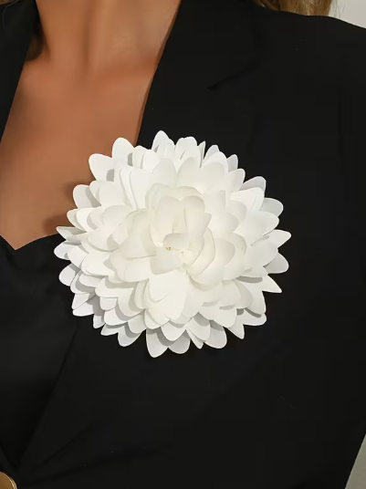 Orchid Floral Brooch