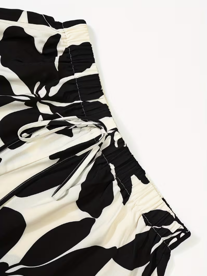 Macy Botanical Plus Size Shorts