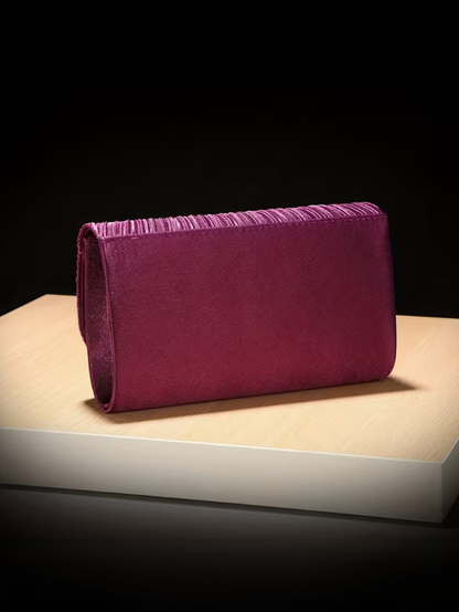 Elegant Pleated Evening Clutch