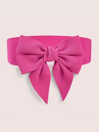 Front Bow Stretch Plus Size Belt