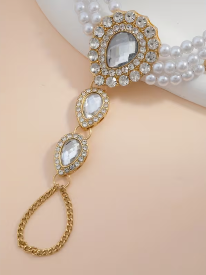Pearl & Shine Statement Bracelet & Ring product view 4