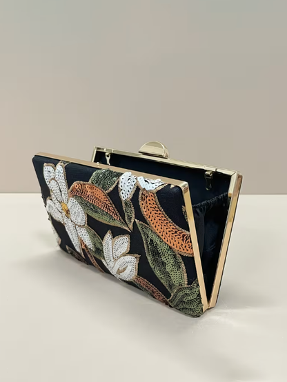 Sequin Embellished Statement Clutch