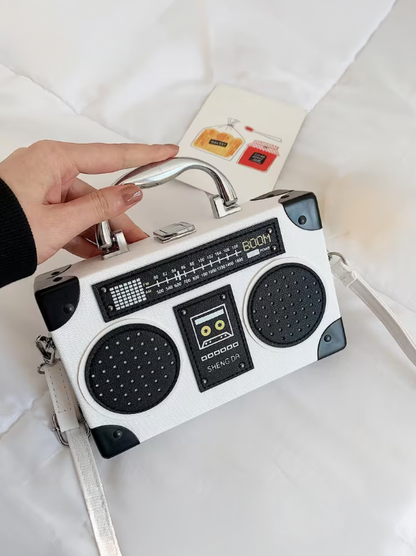 Mini Retro Radio Crossbody
