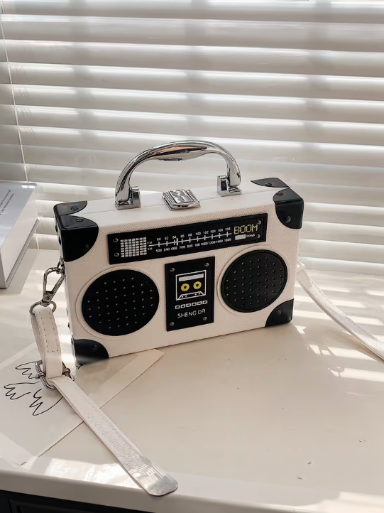 Mini Retro Radio Crossbody