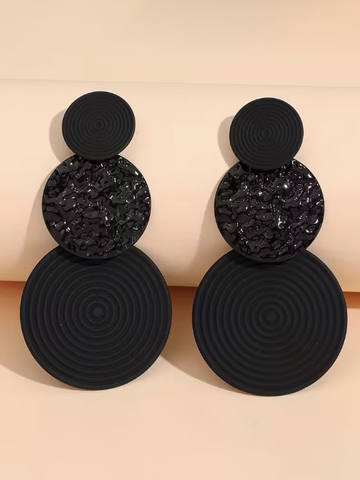 Triple Circle Earrings