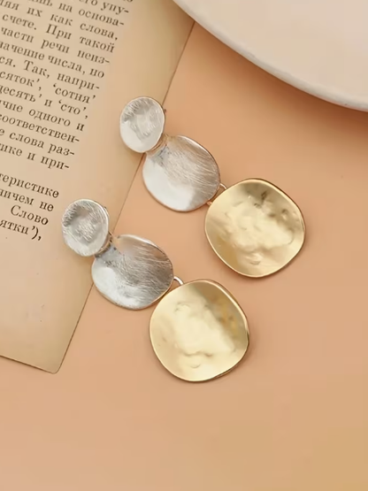 Minimalist Triple Circle Earrings
