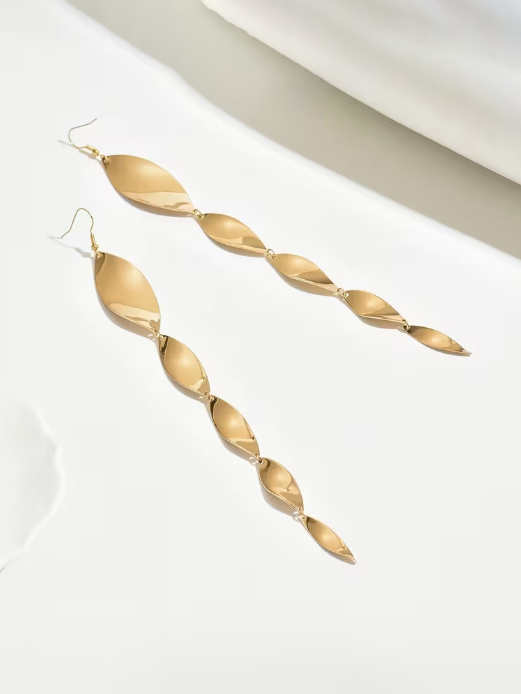 Long Tassel Drop Earrings