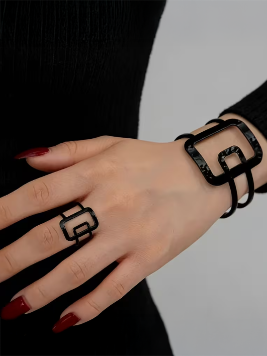 The Statement Bracelet and Ring Set