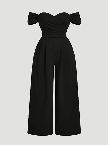 Desirée Classic Off Shoulder Plus Size Jumpsuit