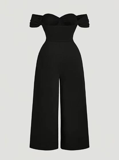 Desirée Classic Off Shoulder Plus Size Jumpsuit