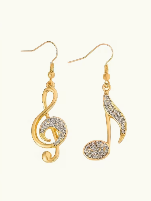 Music Note Earrings