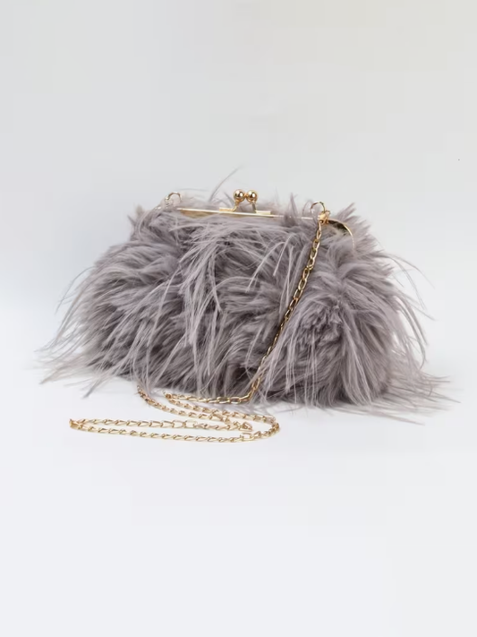 Faux Fur Vintage Bag