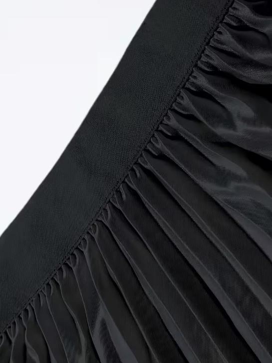 Paloma Pleated Plus Size Skirt