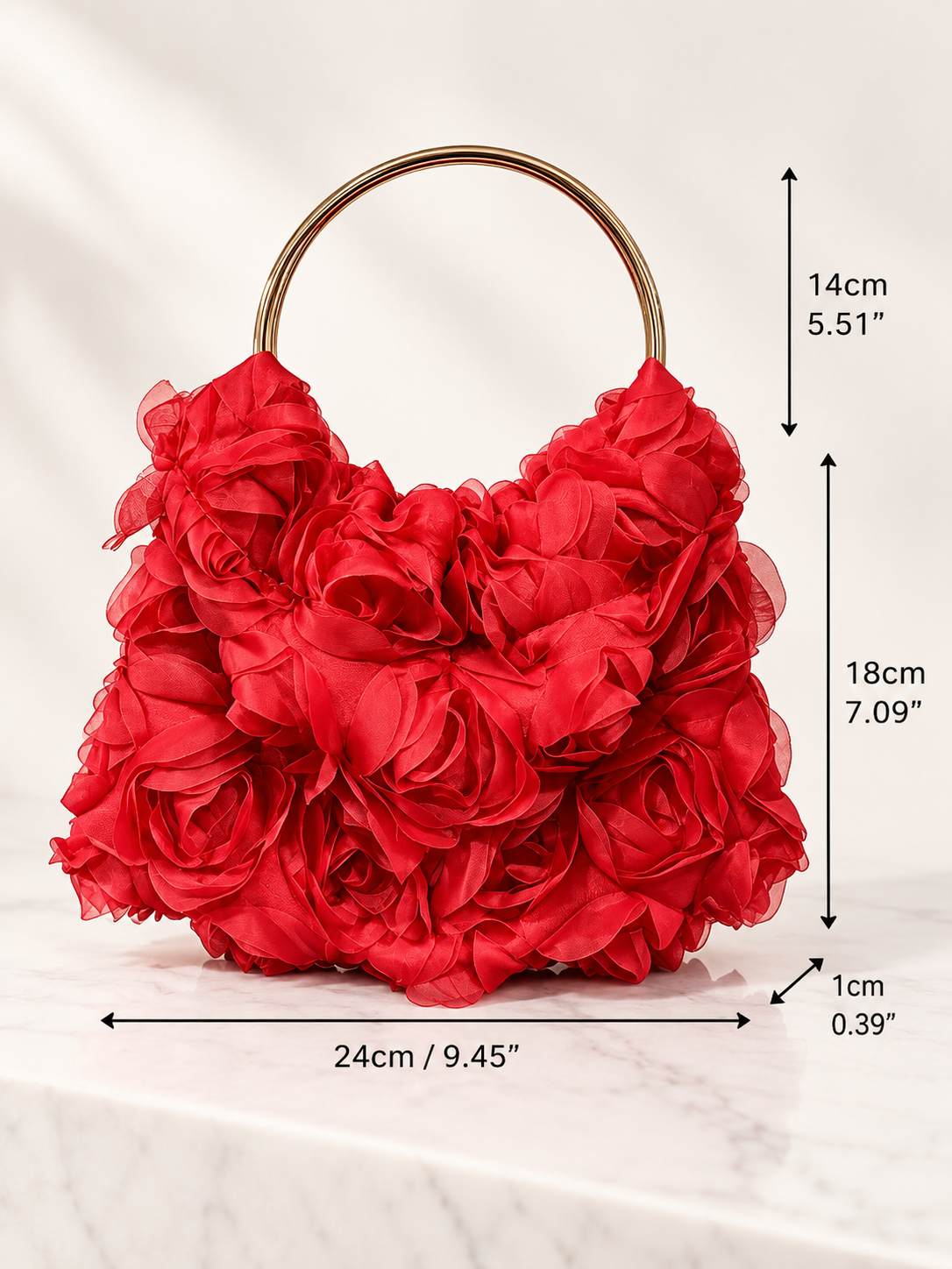 Rosette Evening Bag