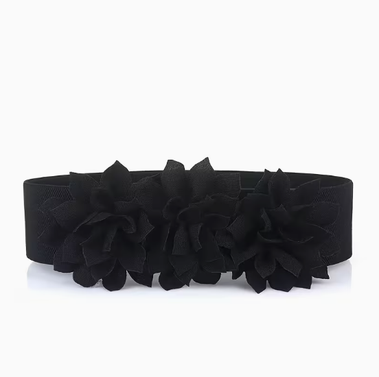 Flower Detail Plus Size Belt