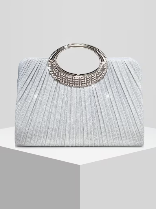 Pleated Evening Bag