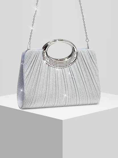 Pleated Evening Bag