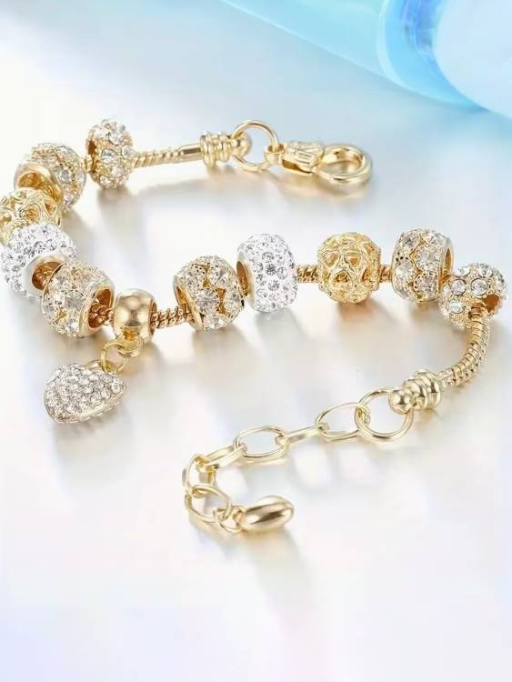 Crystal Charm Bracelet