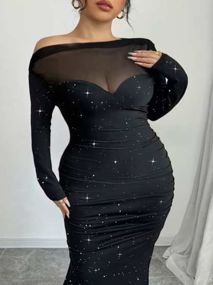 Haima Asymmetrical Plus Size Dress