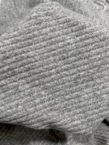 Raina V-Neck Ribbed Plus Size Top