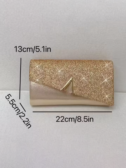 Sparkle And Shine Envelope Clutch, clutch, alternate view