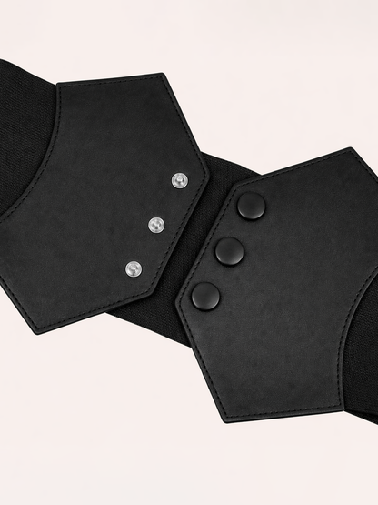 Tuxedo Stretch Plus Size Belt, belt, detail view