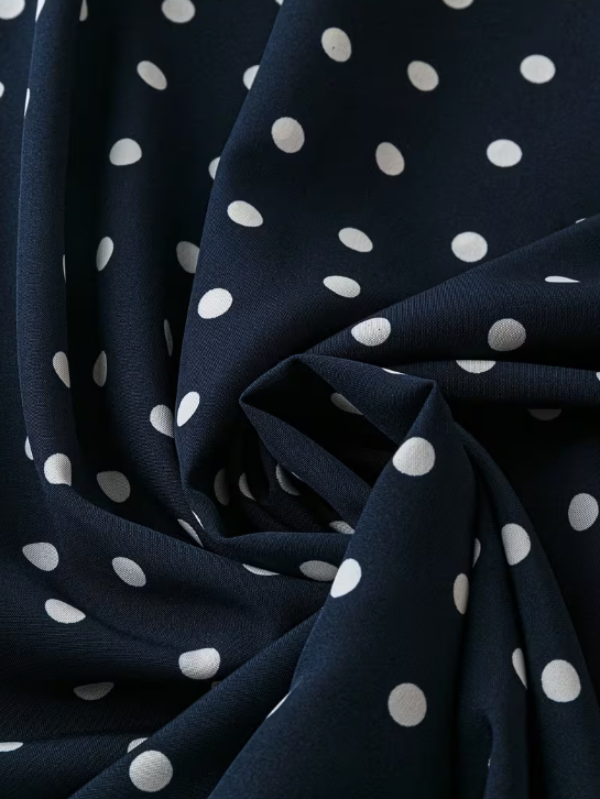 Victoria Polka-Dot Plus Size Dress