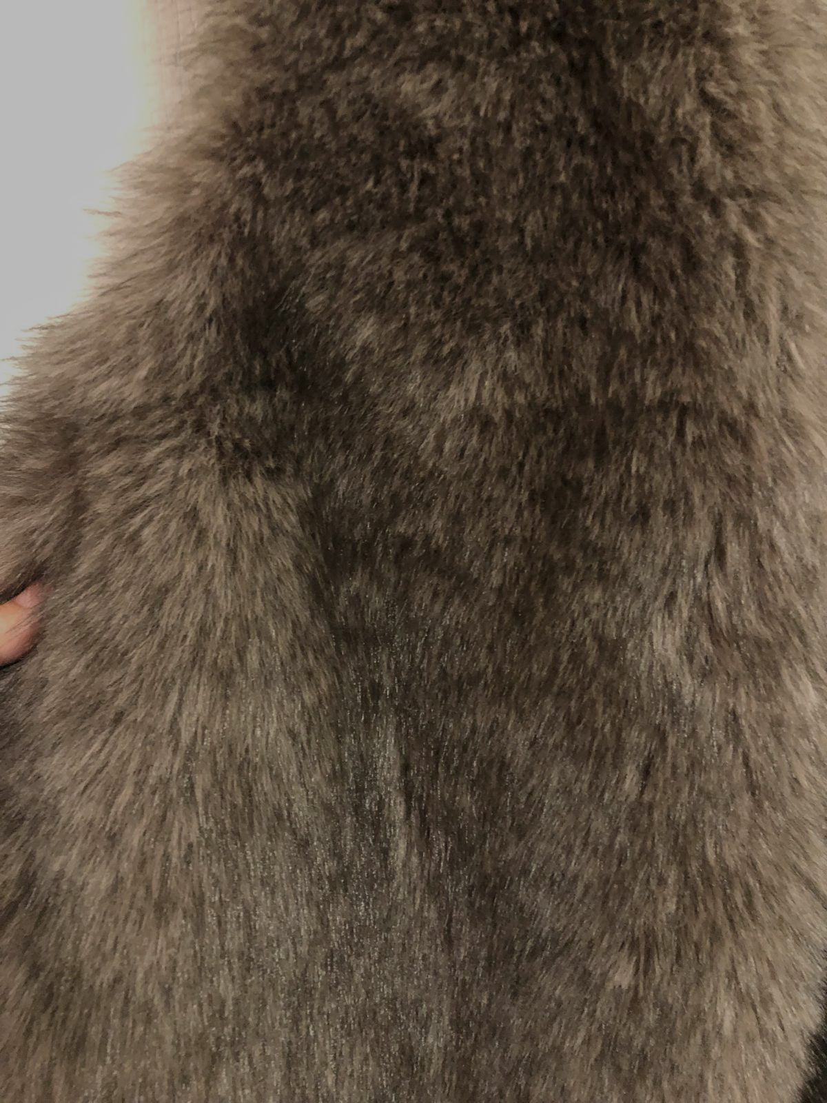 Aspen Faux Fur Plus Size Vest