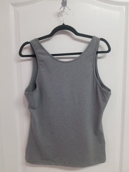 Zia Plus Size Tank by Run Free by Vee in White