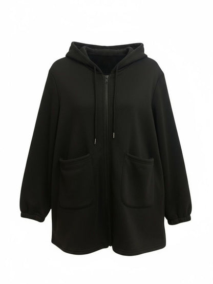 Sutton Plus Size Hoodie in Black