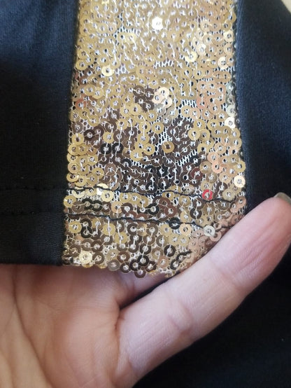 Harper High Waisted Plus Size Leggings in Gold