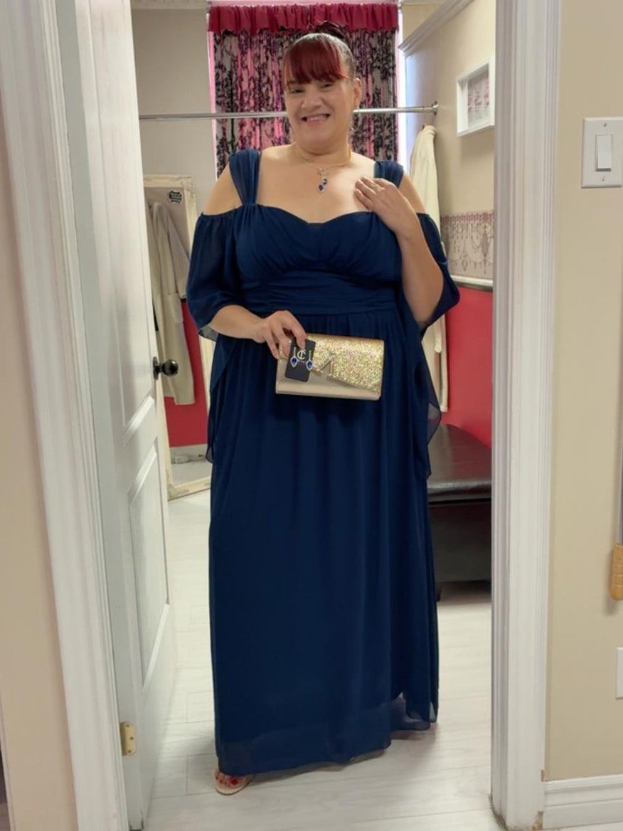 Enchanted Cold Shoulder Plus Size Dress