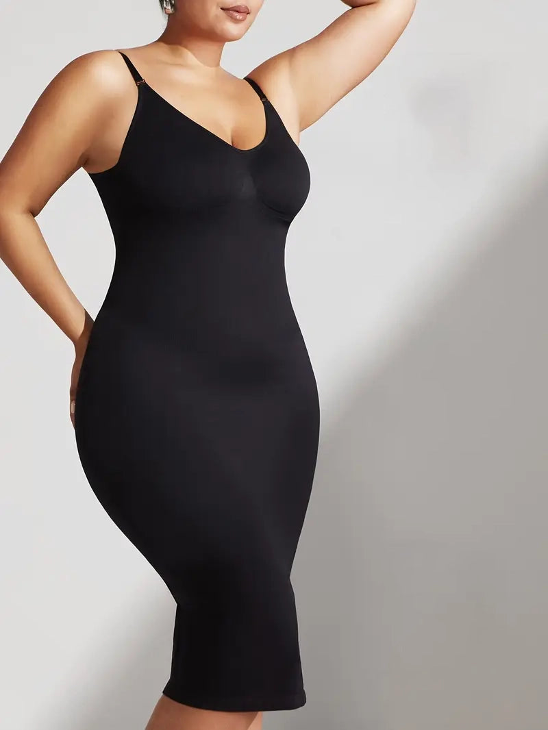 Ziba Plus Size Shapewear Dress, plus size dress, front view