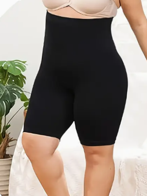 Ziba Plus Size Shapewear Shorts, plus size shorts, front view