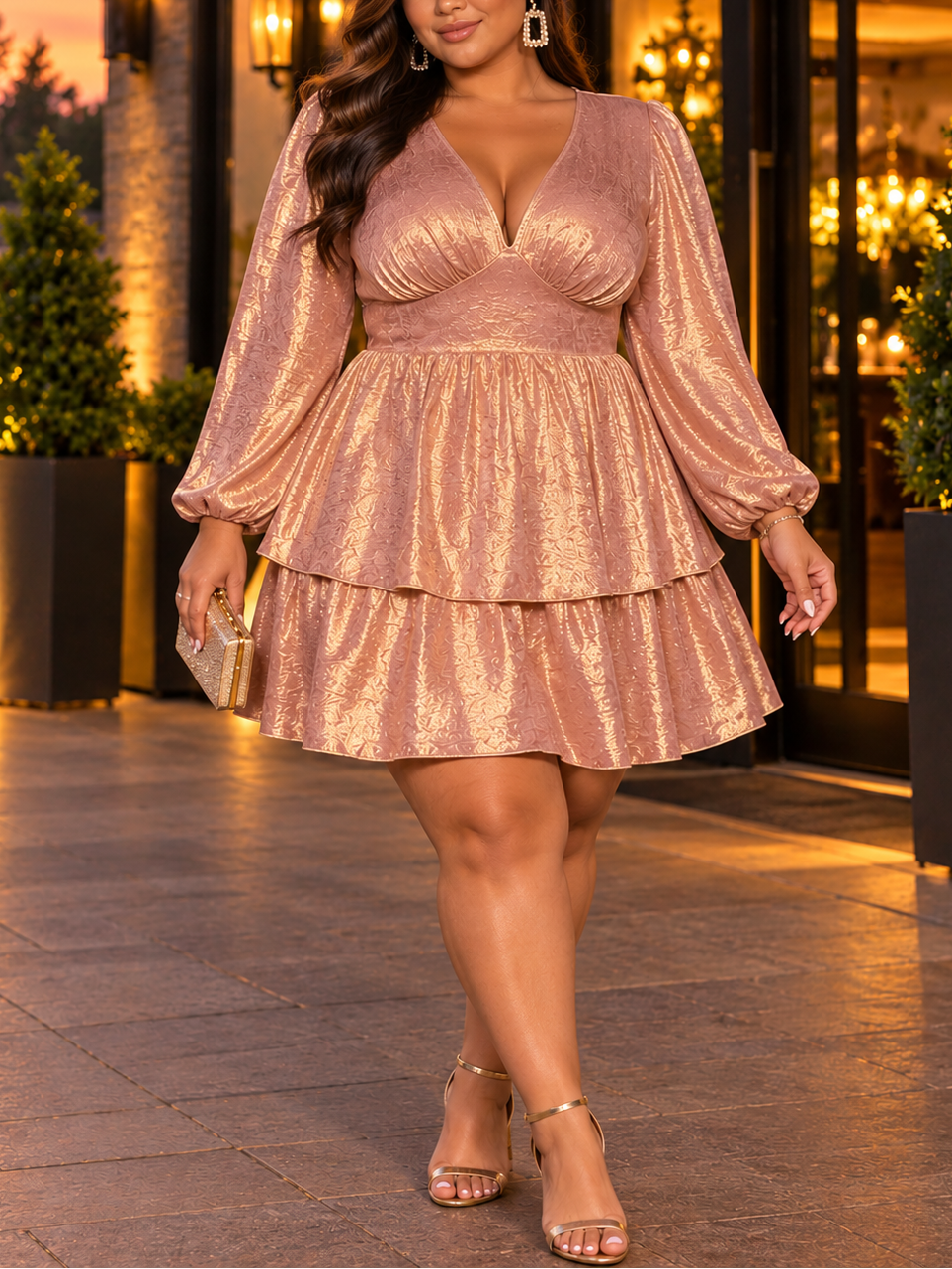 Pretty in Pink Plus Size Dress