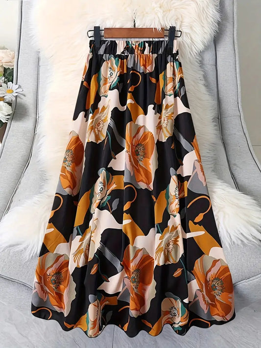 Vickie A-line Plus Size Skirt