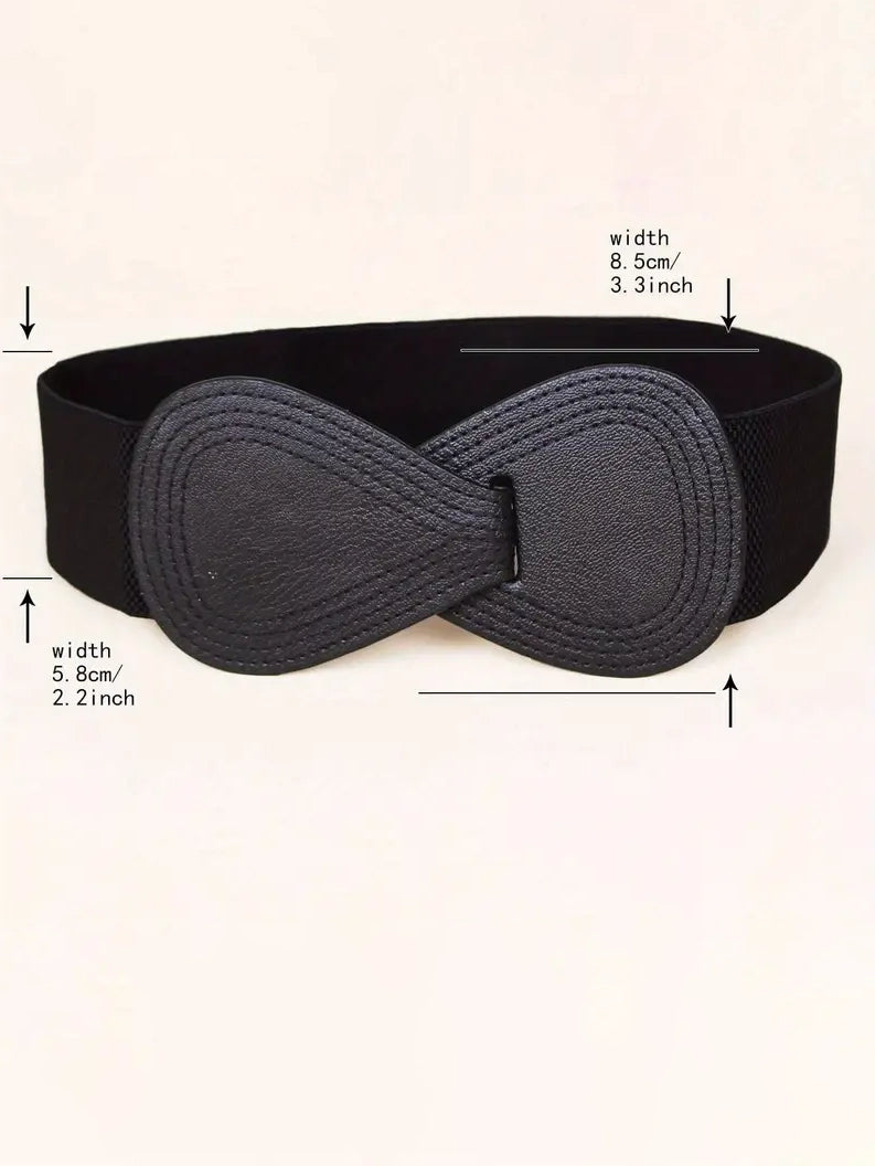 Bow Shaped Elastic Plus Size Belt