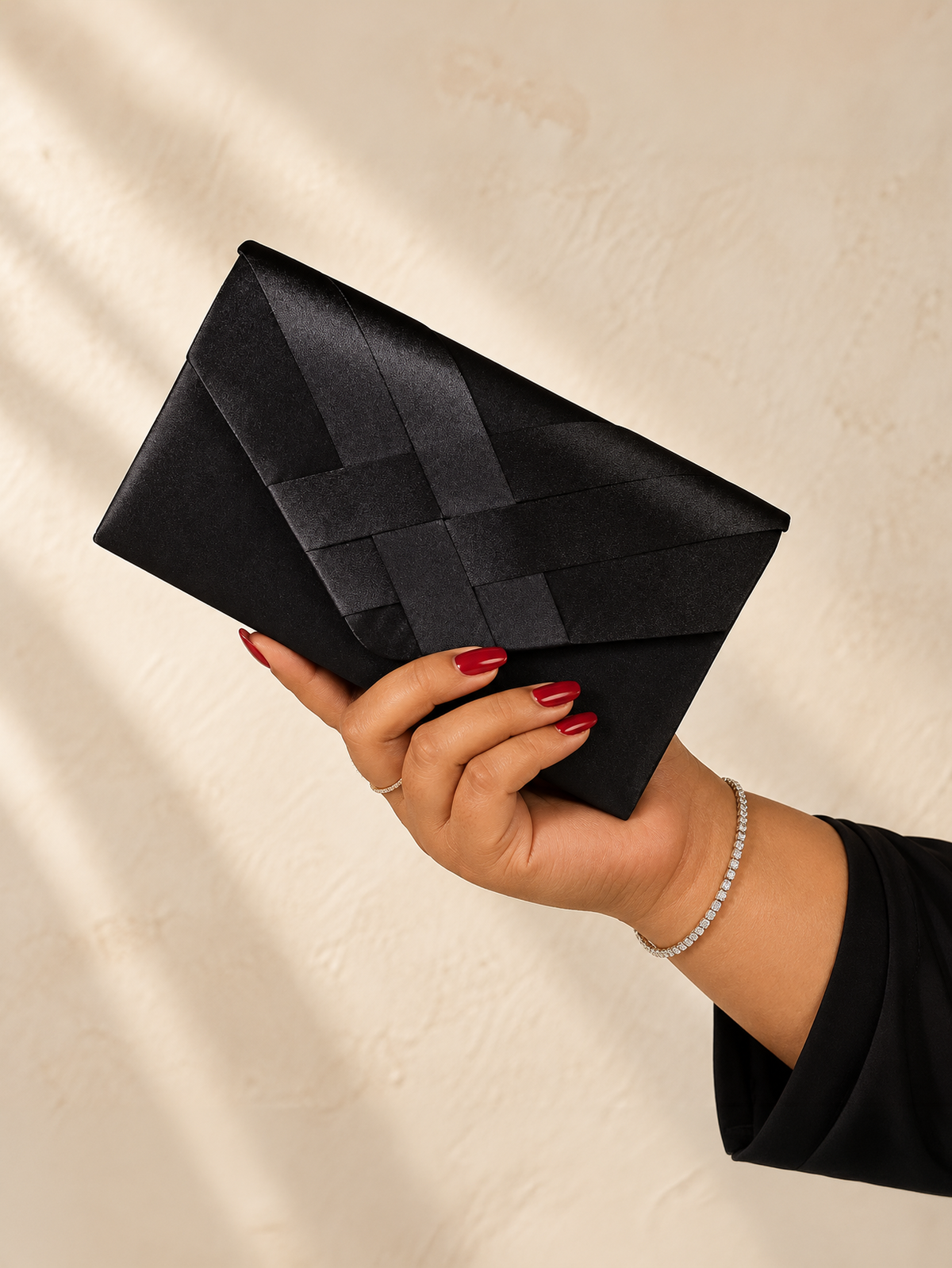 Minimalist Satin Evening Bag