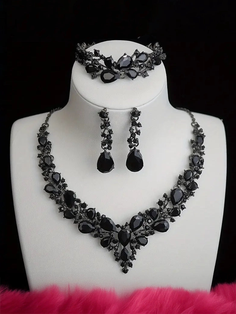 Antique Vintage 3-Piece Necklace Set