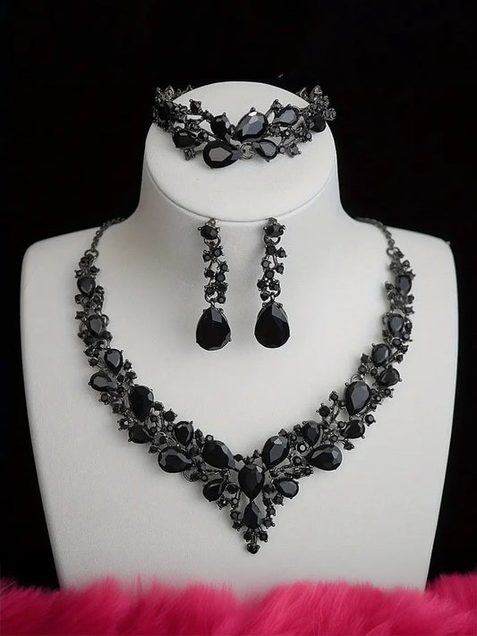 Antique Vintage 3-Piece Necklace Set