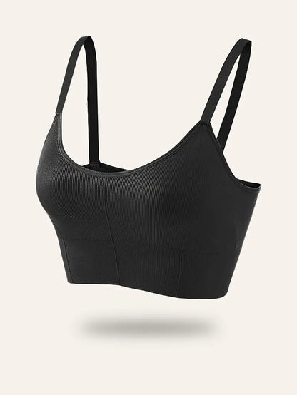 Rosalie Ribbed Plus Size Bralette by Run Free by Vee
