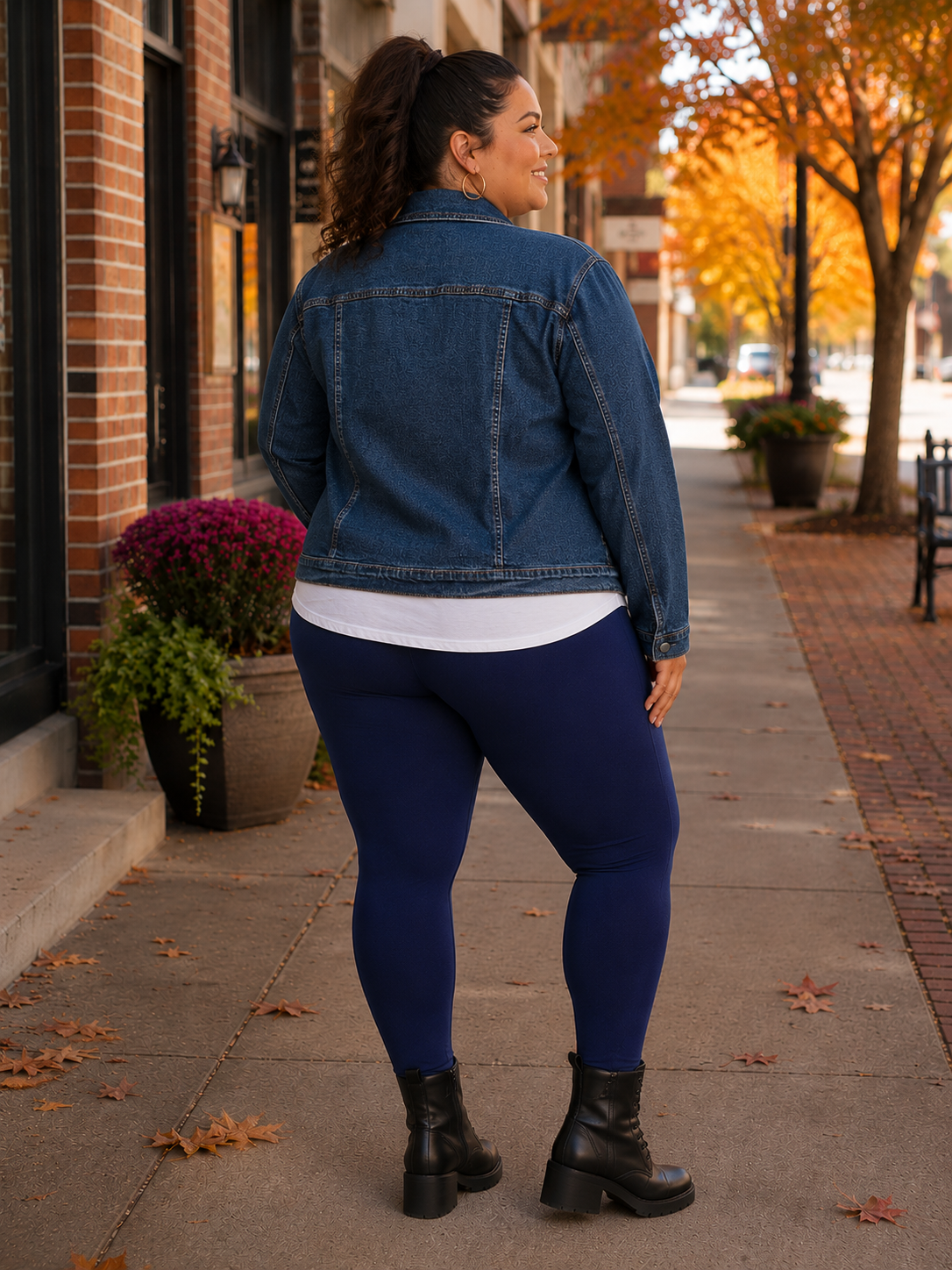 The Classic Plus Size Jean Jacket
