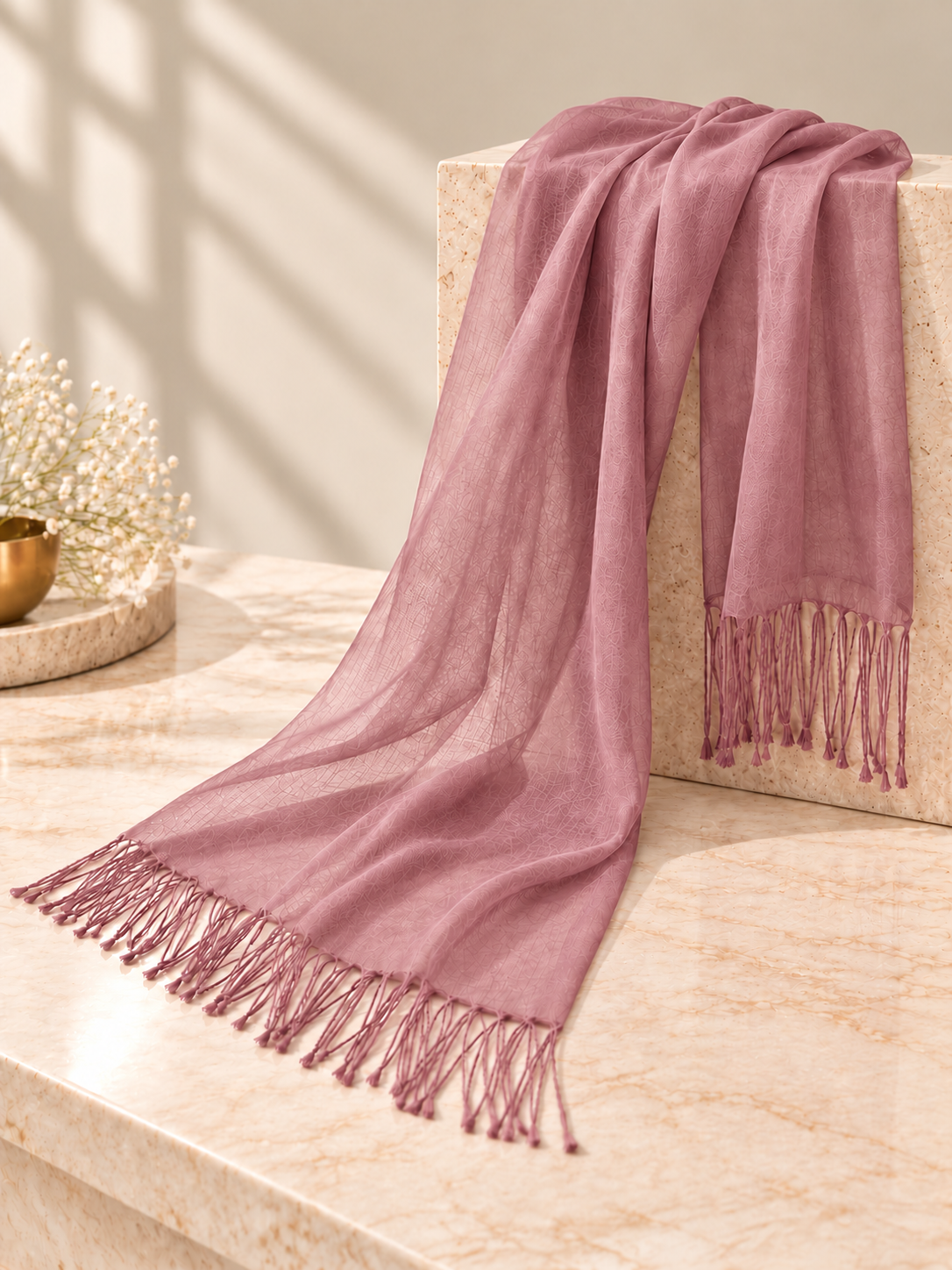 Basic Scarf with Tassles
