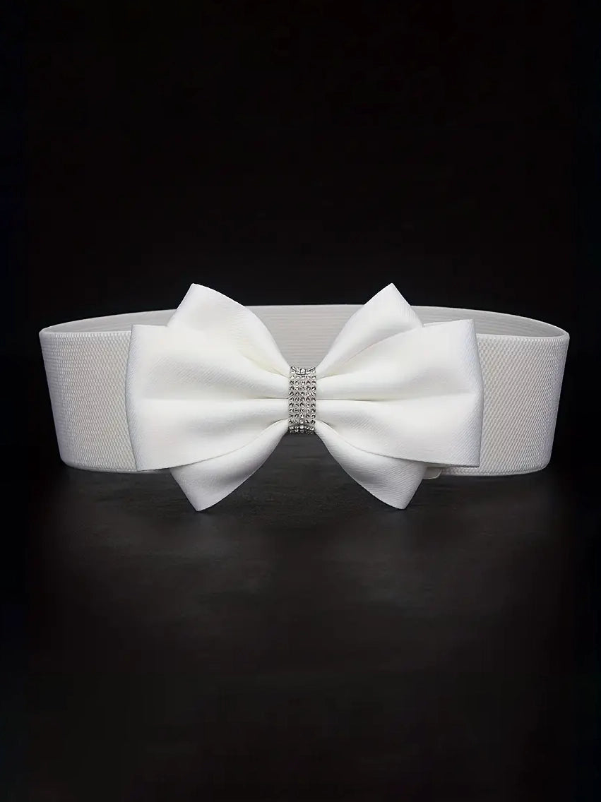 Bow & Rhinestone Plus Size Belt