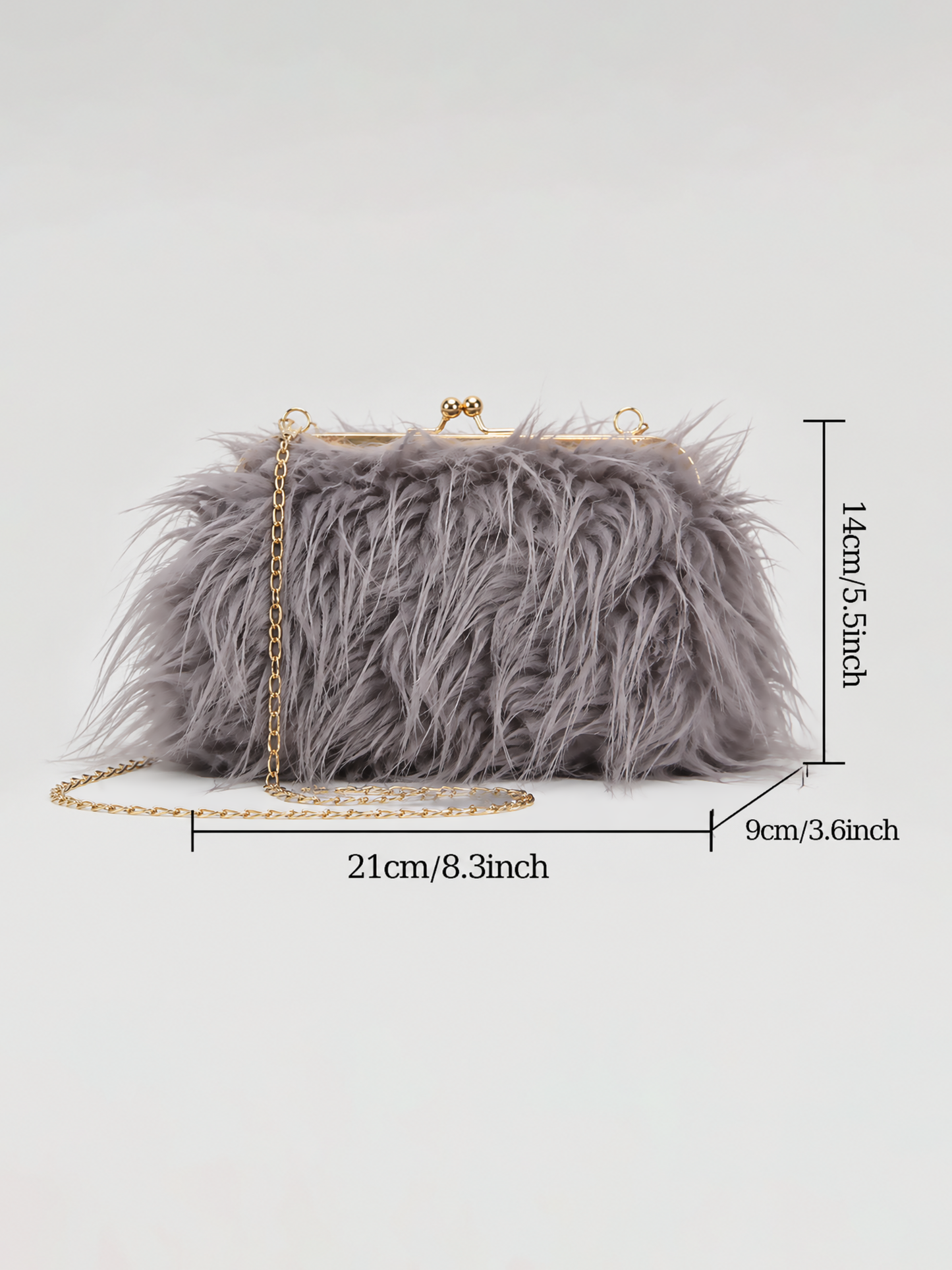 Faux Fur Vintage Bag