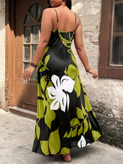 Tala Tropical Plus Size Maxi Dress